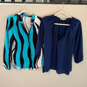 LOT of 2 Work Blouses